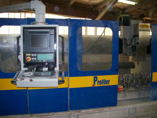 Omag CN 98 Stone CNC Profiler, Machine ID: 4645